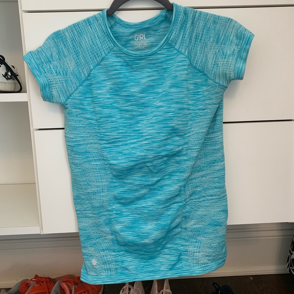 Athleta blue workout top!<3
